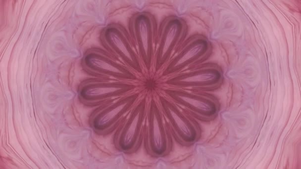 Absztrakt jelet ad grafikus háttér. Hipnotikus mandala meditáció. Kaleidoszkóp színpadon vizuális hatás, zene video, Térkép, koncert, kiállítás, Led-képernyőkön, vetítés térképezés. — Stock videók