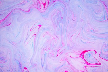 Soyut boya mürekkep. Psychedelic arka plan. Su yüzeyinde renkli noktalar.