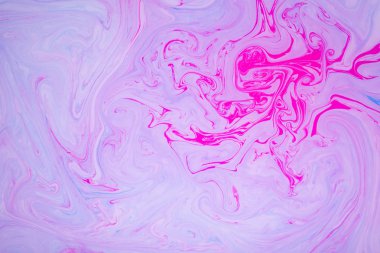 Soyut boya mürekkep, psychedelic arka plan. Su yüzeyinde renkli noktalar.