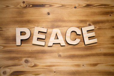 Ddd kelime ile yapı taşları ahşap tahta üzerinde yapılan.