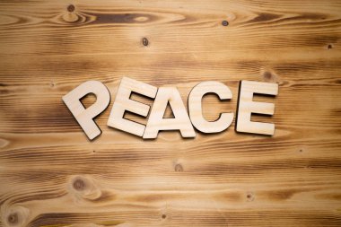 Ddd kelime ile yapı taşları ahşap tahta üzerinde yapılan