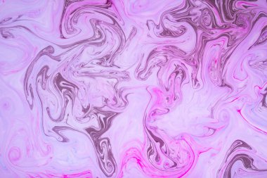 Soyut boya mürekkep, psychedelic arka plan. Su yüzeyinde renkli noktalar.