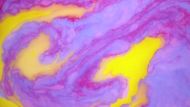 Manchas de tinta colorida na água. Imagens de fundo abstratas . — Vídeo de Stock