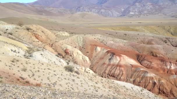 Алтай, природный парк, знаменитый алтайский вид на Марс . — стоковое видео