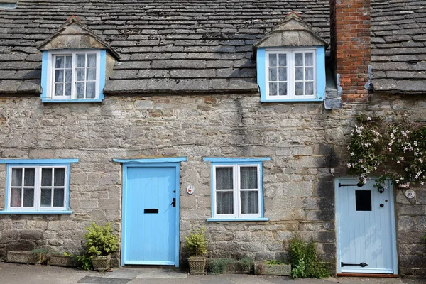 Corfe Castle Reino Unido Mayo 2018 Fachada Principal Una Casa —  Fotos de Stock