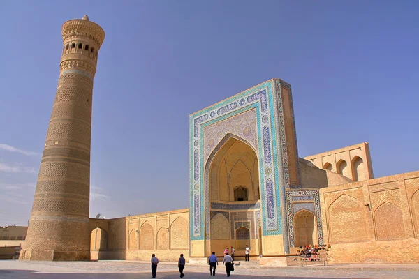 Poi Kalon Moské Och Minaret Bukhara Uzbekistan — Stockfoto