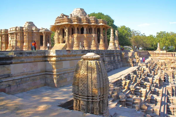 Modhera Gujarat Indien December 2013 Sun Temple — Stockfoto