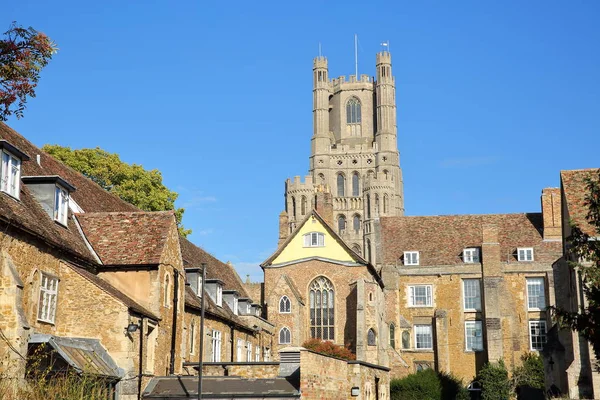 Veduta Della Parte Meridionale Della Cattedrale Ely Nel Cambridgeshire Norfolk — Foto Stock