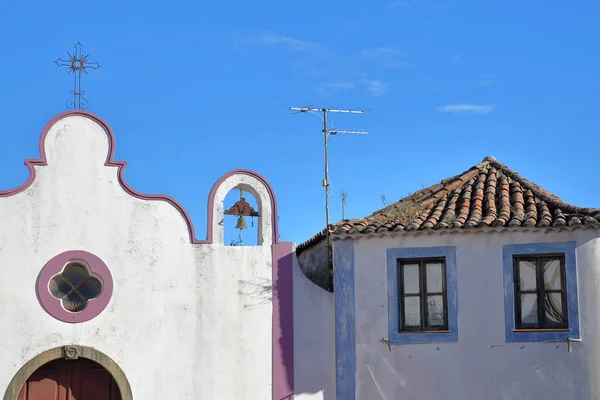 Detail Kostel Senhor Passos Kaple Uvnitř Starého Města Monchique Algarve — Stock fotografie