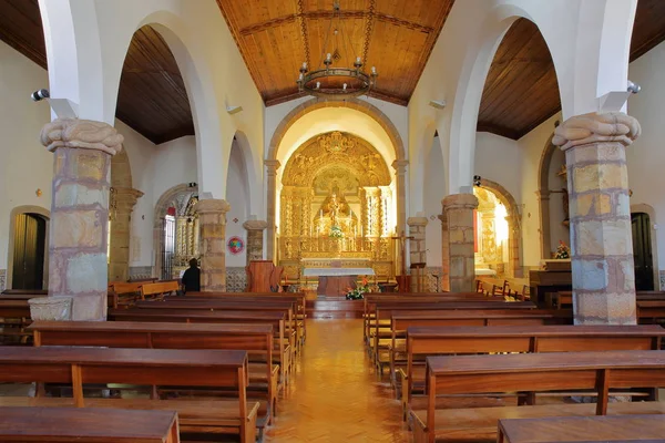 Monchique Portugal November 2018 Interior Matriz Church Nossa Senhora Das — Stock Photo, Image