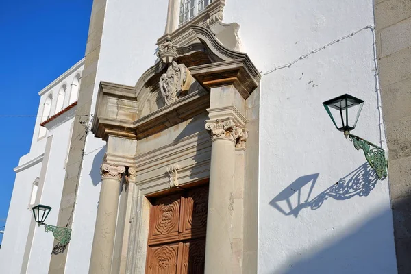Közelről Főbejárat Katolikus Egyház Nossa Senhora Carmo Található Régi Város — Stock Fotó