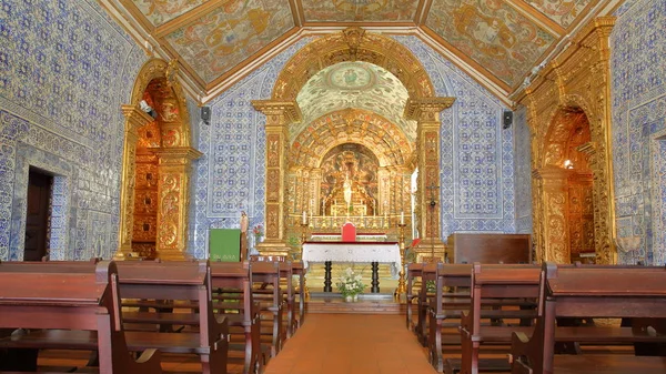 Vila Bispo Portugal November 2018 Interior Church Igreja Matriz Vila — Stock Photo, Image