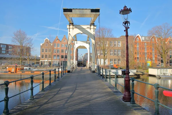 Sloterdijkerbrug Bridge Gevestigd Prinseneiland Amsterdam Nederland — Stockfoto