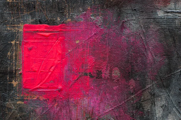 Abstrato Grunge Arte Moderna Fundo Acrílico Sobre Tela Detalhe Close — Fotografia de Stock