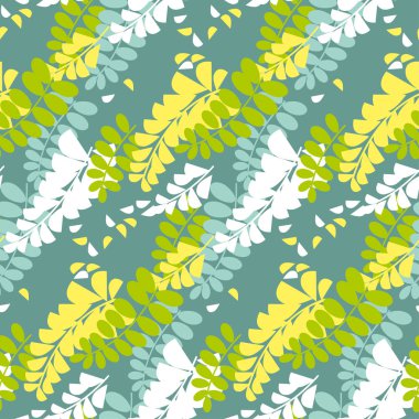 bahar akasya çiçeği seamless modeli. 