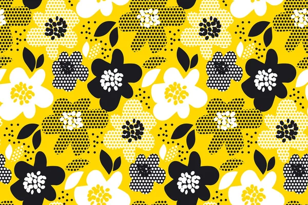 çiçek soyut seamless modeli. 