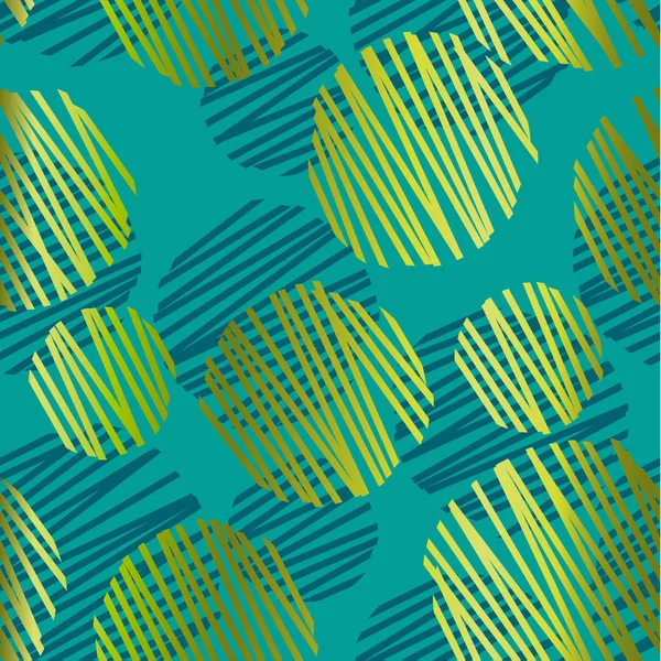 Abstraktes Dschungel-Grün nahtloses Muster. — Stockvektor