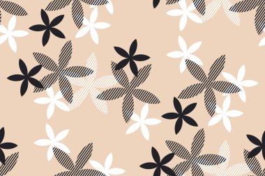 İhale pembe bej çiçek seamless modeli.