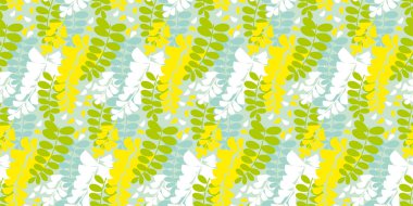 Akasya çiçeği çiçek Dikişsiz desen bahar. 