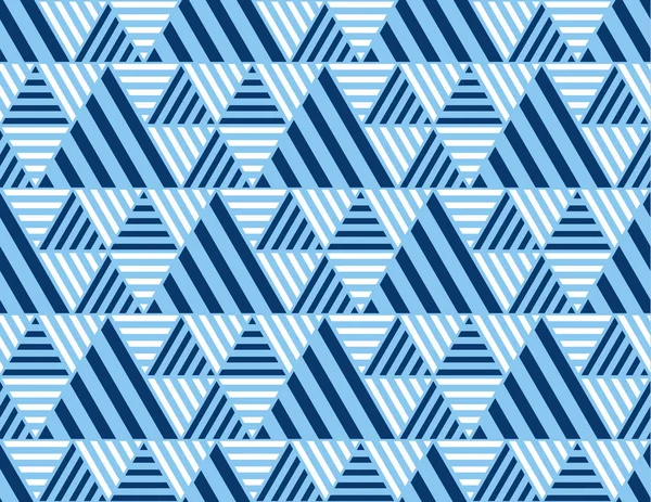 Verão mar azul geometria sem costura padrão — Vetor de Stock