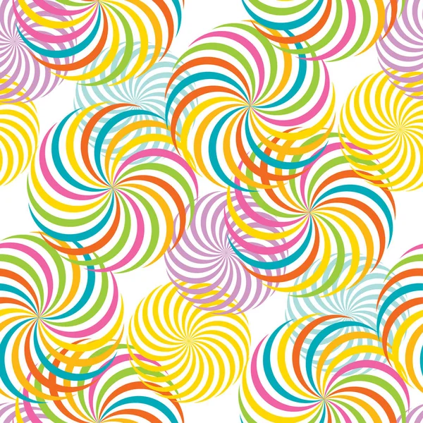 Carnival fiesta whirl seamless pattern. — Stock Vector