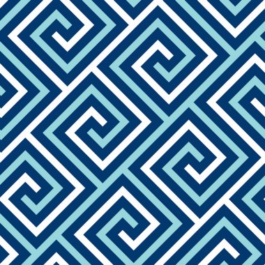 Kavramı mavi ve beyaz deniz seamless modeli. 