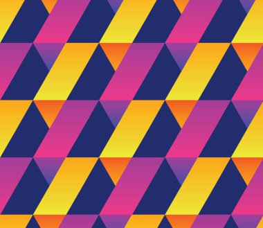 Geometri renkli soyut seamless modeli 