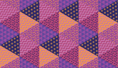 Canlı geometrik seamless modeli basit 60s ilham. 