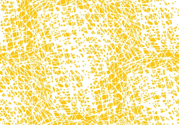 Nahtloses Muster mit gelben und weißen Kratzern — Stockvektor