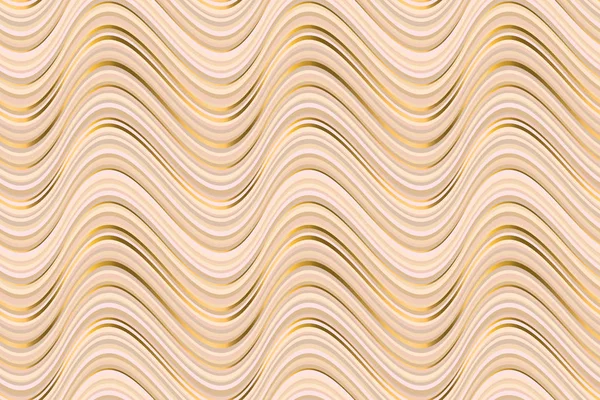 Ondes beige luxe abstrait motif sans couture — Image vectorielle