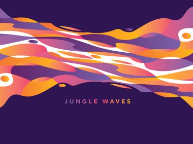 Soyut eğrisi geometri parlak renkler öğesi 