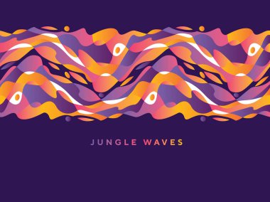 Soyut eğrisi geometri parlak renkler öğesi 