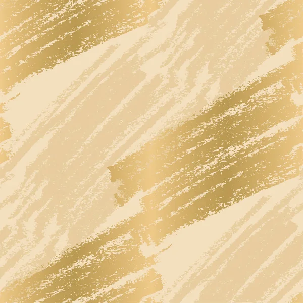 Coups de crayon en or et motif rose sans couture — Image vectorielle