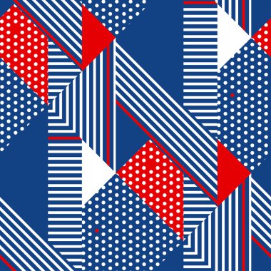 çizgili modern geometrik seamless modeli