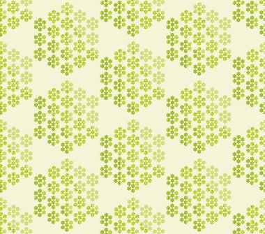 Soyut çiçeği geometrik seamless modeli.