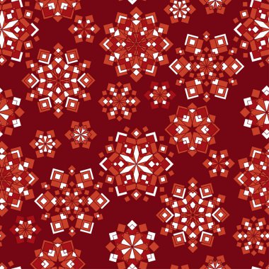 Geometrik şekiller renk seamless modeli