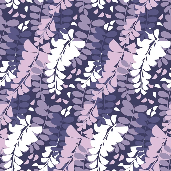 Floral motif de couleur sans couture — Image vectorielle