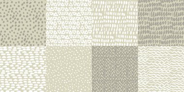 Basit kalıpları kümesi Soyut El çekilmiş