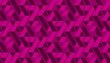 Geometrik canlı pembe zig zag seamless modeli