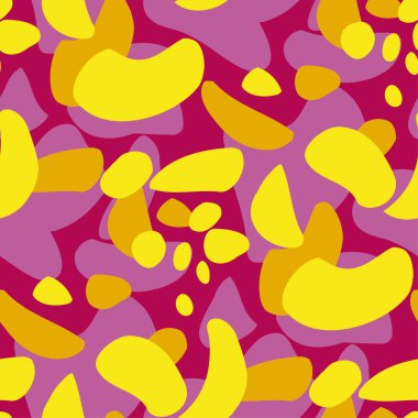 Soyut El sorunsuz renk vektör desen çekilmiş