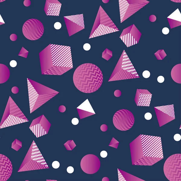 Fun and cool retro style chaos seamless pattern