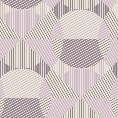 Pastel Menekşe soyut geometri yinelenebilir motifi