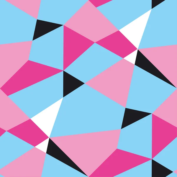 Triángulos abstractos dibujado a mano inconsútil patter — Archivo Imágenes Vectoriales