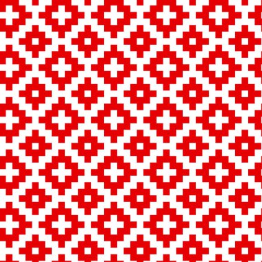 Beyaz el çizilmiş Dikişsiz desen haç