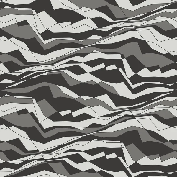 Abstrakte Linien und Wellen nahtlose Muster — Stockvektor