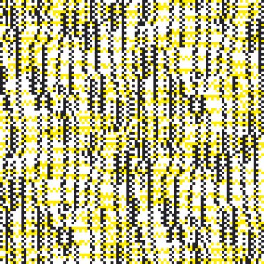 Kare piksel arıza etkisi ile seamless modeli