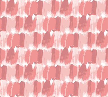 Pembe fırça darbeleri vektör seamless modeli