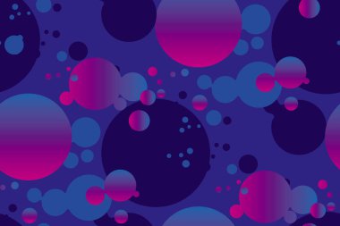 Canlı degrade daireler tekrarlanabilir motif