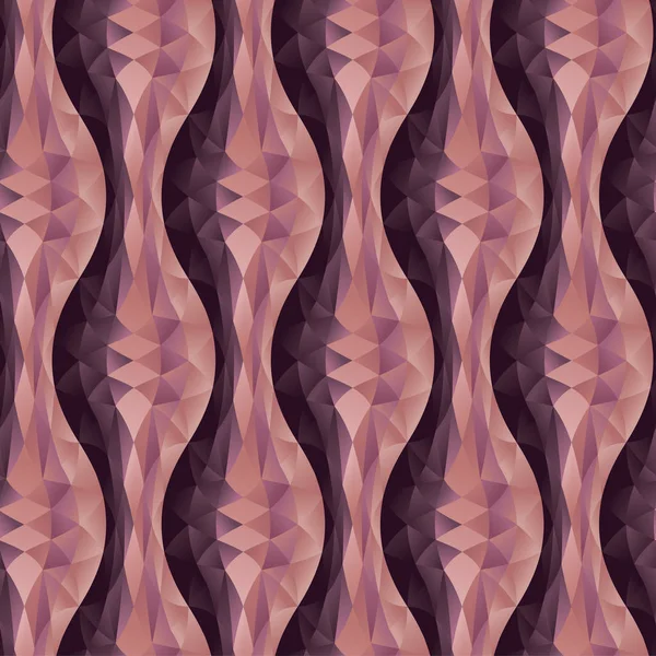 Abstrakte geometrische Wellen nahtloses Muster — Stockvektor