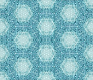 Soyut mozaik, kaleydoskop vektör dikişsiz desen